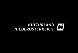 Kulturland NIEDERÖSTERREICH Logo | s/w