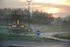 Kreisverkehr Moorbad Harbach