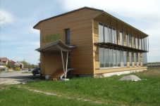 LOPAS Lehm-Passivhaus Bürogebäude