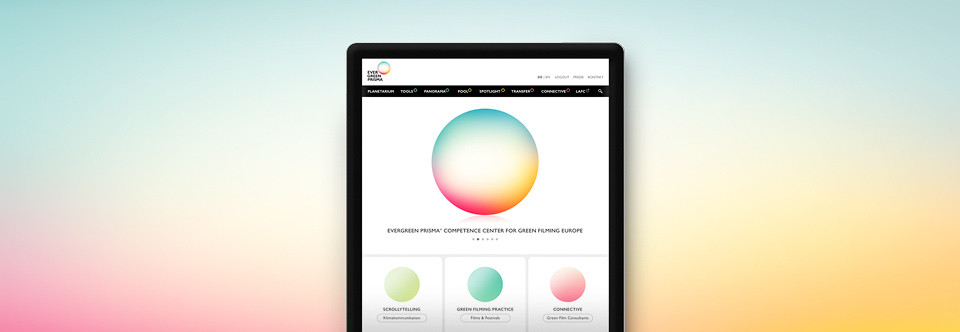 LAUNCH WEBSITE EVERGREEN PRISMA EUROPE
